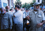 Hemingway clones gather outside Sloppy Joes during Hemingway Days festival in KW.