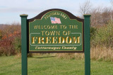 Freedom Welcome Sign