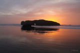Peachy Sunglow at Gateway Tunnel Rock