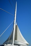 Closed wing at the Burke Brise Soleil, Milwaukee Art Museum