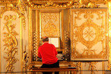 Organ player, Palace of Versailles, Versailles, France