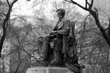 Abraham Lincoln - Grant Park by Augustus Saint-Gaudens, Chicago, Black and White