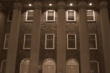 Old Main columns - Sepia Series, Penn State University