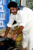 Making pakoras