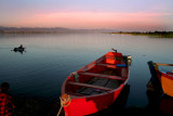 Boats on Mangla Dam