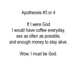 Apotheosis # 3 or 4