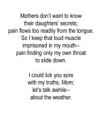 Mothers Don't Want to Know Their Daughters' Secrets