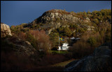Bohus landscape seen from ferrypoint Skär to Lysekil