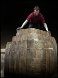 Loading barrels at Glenfarclas