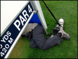 News-photographer working hard on SAS-Masters Barsebäck