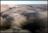 Going through heavy clouds south of Denmark
