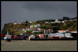 Low pressure at Lajes des Flores harbour