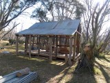 A hut rising from the ashes
