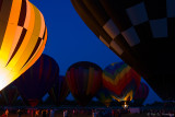 Balloons after sundown