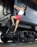 Shes Climbing That Coal Tender Pretty Good..!!