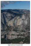 Upper and Lower Yosemite Falls from Glacier Point