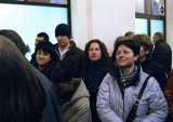 Opera goers waiting to hear their name .. A1798