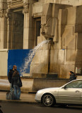 Stazione Centrale,  front facade fountain .. A2283