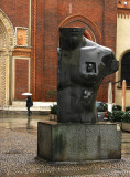 Piazza Santa Maria del Carmine,<br/>modern art in the rain<br/> .. A2697