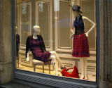 Window shopping along Via Montenapoleone,Dior .. A2749