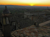 Sunset view from our hotel .. A4176