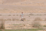 Mikael looks like Carl Hamilton but he´s just watching Thick-billed lark
