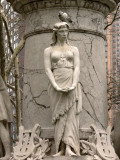 The Back of the Verdi Statue at Verdi Square