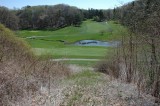 Looking Down The Sledding Hill