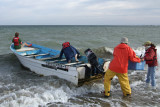 Loading up the panga