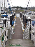 Salmon Harbor Marina Cloudy Day