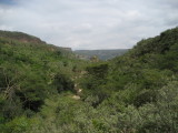 The view after climbing out of the gorge.
