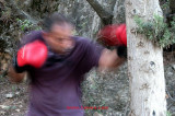 guantes rojos