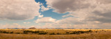 Namib Desert Plains Cloudscape Panorama