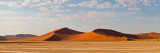 Sossusvlei Dunes in wide open space