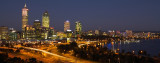 Perth at night from Kings Park