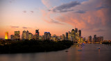 Brisbane sunset cloudscape 2