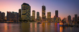 Brisbane River & Skyline at dusk