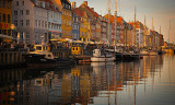 Nyhavn Canal Spring Sunset