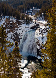 Upper Yellowstone Falls, Winter