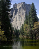 Cathedral Rocks & The Merced River