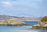 Samalaman Island with (?) Blaven on Skye beyond