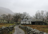 Bridge end - a lovely longhouse style farmstead on the bridleway on south side of the valley (sorry its now raining)