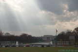 Sun Rays on the Lincoln Memorial