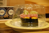 Kaiten Sushi Chopped Toro with Uzura Tamago (Quail Egg Yolk) 113.jpg