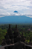 Gunung Merapi from Borobudur