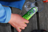 Ny friluftsprodukt, drink på tub.