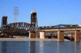 Northbound 59Q empty grain train 