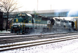 SOUTHERN 4610 leads Northbound 180 out of Danville