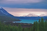 Skilac lake and mountains