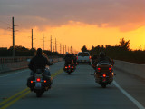 Sunset from the car